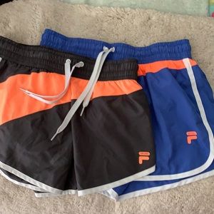 2 Fila Running shorts